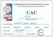 CAC - kartička